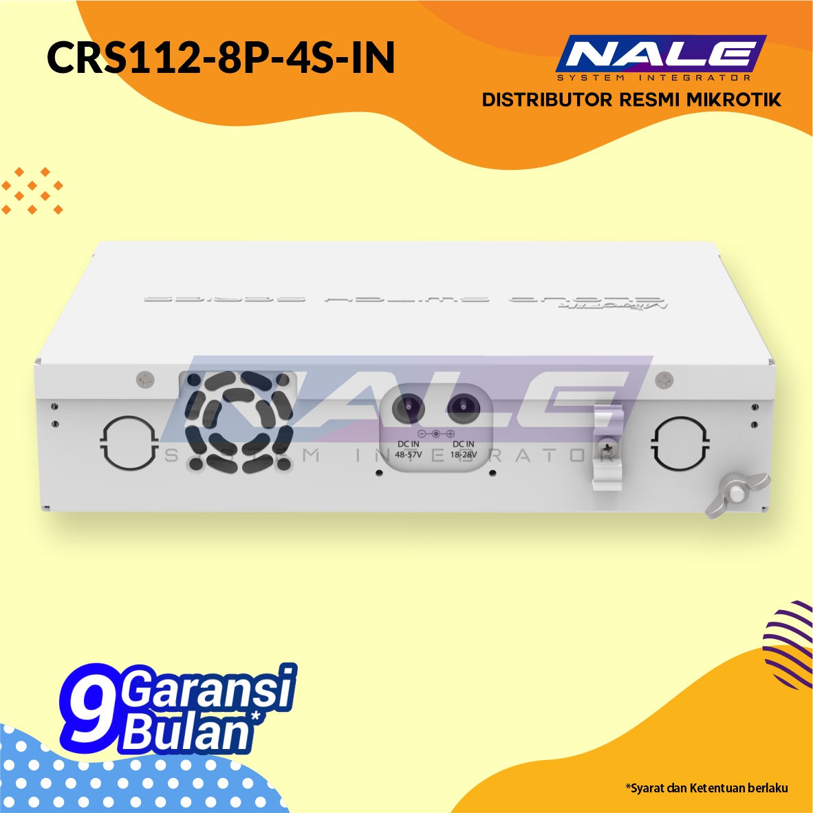 SLOTNE - CRS112-8P-4S-IN - 02 Mikrotik Switch CRS112-8P-4S-IN - Gambar 2
